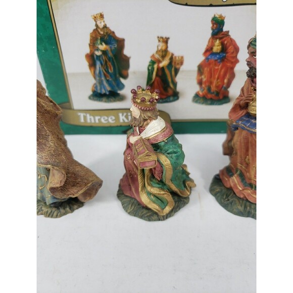Vintage Kmart O' Holy Night THREE KINGS Figurines Trim A Home Original Box *READ - Picture 9 of 16